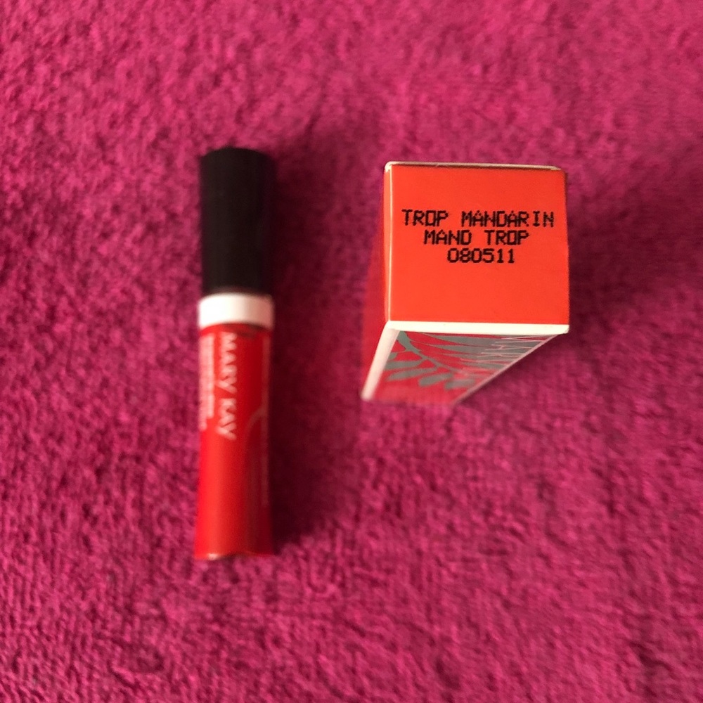 Two Mary Kay Lacquered Lip Shine Tropical Mandarin